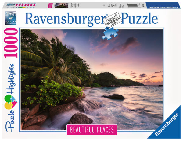 Ravensburger Pussel Praslin, Island in the Seychelles 1000 bitar Pussel 1000 bitar