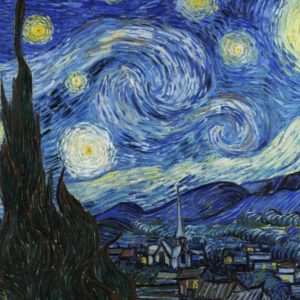 Grafika Vincent Van Gogh – The Starry Night, 1889 – 2000 bitar Pussel 2000 bitar