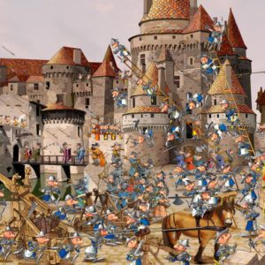Grafika François Ruyer – Attack of the Castle 2000 bitar Pussel 2000 bitar
