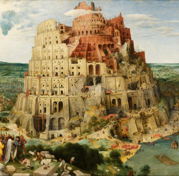 Grafika Brueghel Pieter: Tower of Babel, 1563 – 1000 bitar Pussel 1000 bitar