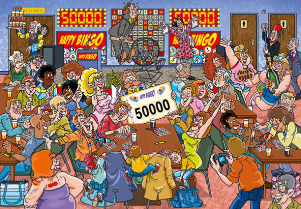 Wasgij Mystery 19 – Bingo Blunder! Pussel 1000 bitar
