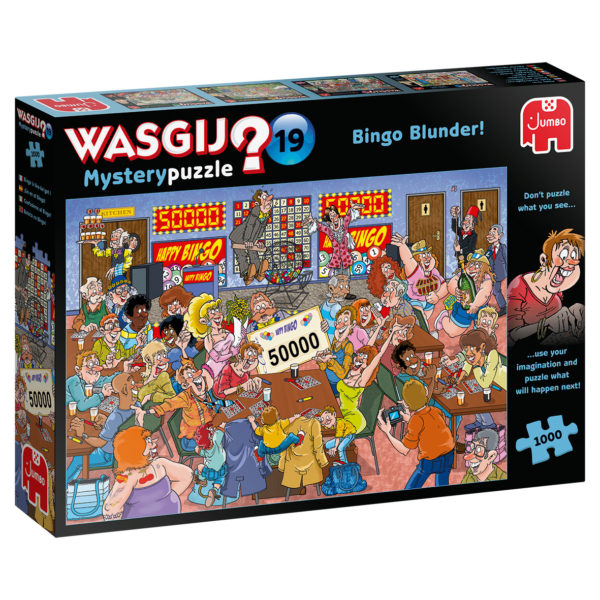 Wasgij Mystery 19 – Bingo Blunder! Pussel 1000 bitar