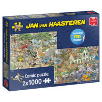 Jan van Haasteren Pussel Safari & Storm 2×1000 bitar Pussel 2x1000 bitar