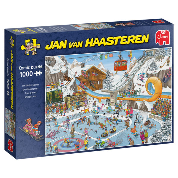 Jan van Haasteren Pussel Winter Games 1000 bitar Pussel 1000 bitar