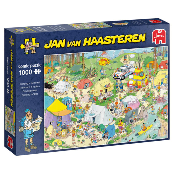 Jan van Haasteren Pussel Camping in the Forest 1000 bitar Pussel 1000 bitar