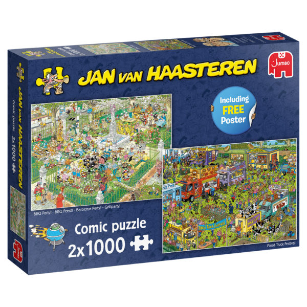 Jan van Haasteren Pussel Food Festival 2×1000 bitar Pussel 2x1000 bitar