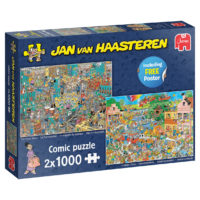 Jan van Haasteren Pussel Music Shop & Holiday Jitters 2×1000 bitar Julpussel
