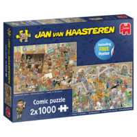 Jan van Haasteren Pussel A Trip to the Museum 2×1000 bitar Pussel 2x1000 bitar
