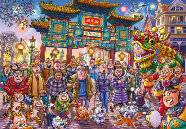 Wasgij Original 39 – Chinese New Year! Pussel 1000 bitar