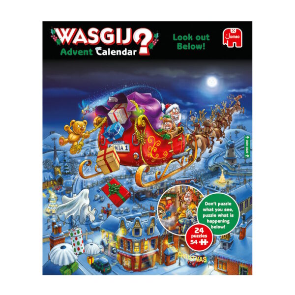 Wasgij Adventskalender 2024 24×54 bitar Julpussel